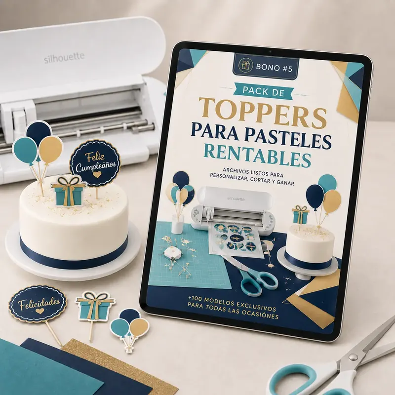 Pack de Toppers para Tortas Rentables